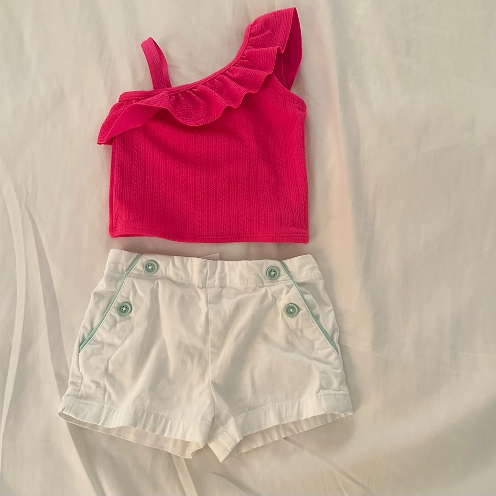 12M Girls Swim Top and Shorts